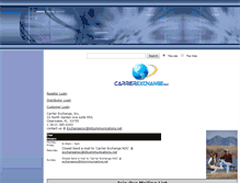 Tablet Screenshot of carrierexchange.org